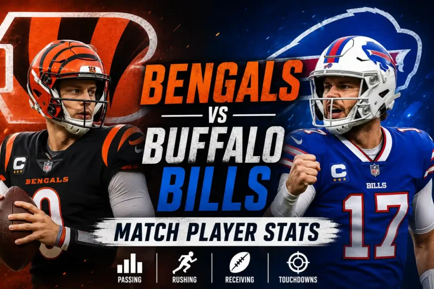 Bengals vs Buffalo Bills Match Player Stats