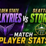 Golden State Valkyries vs Seattle Storm Match Player Stats