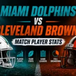miami dolphins vs cleveland browns match player stats