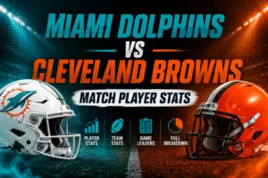 miami dolphins vs cleveland browns match player stats