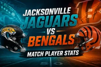 Jacksonville Jaguars vs Bengals Match Player Stats