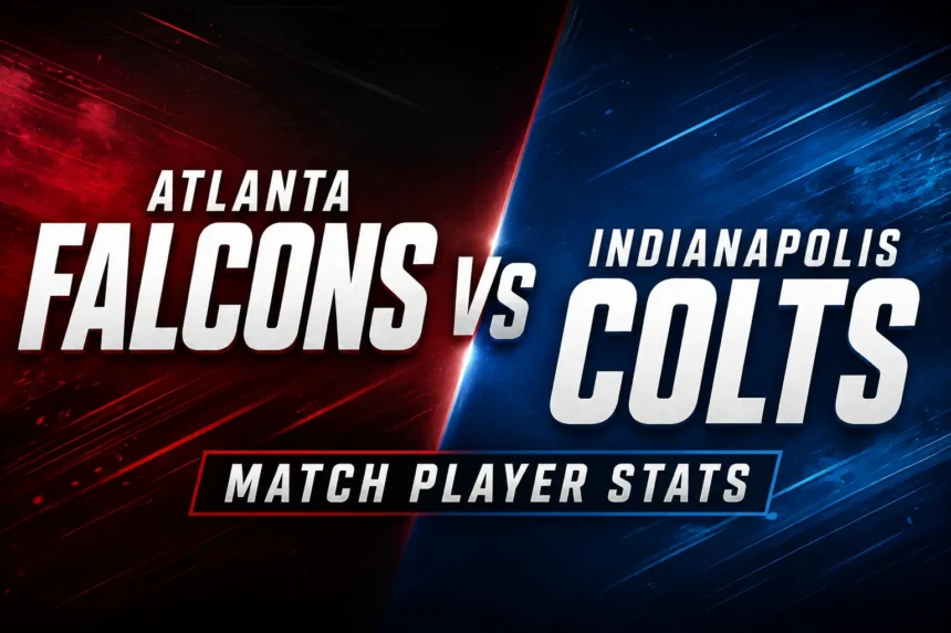 Atlanta Falcons vs Colts Match Player Stats