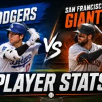 Dodgers vs Giants Match Player Stats: May 12 Box Score