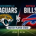 Jacksonville Jaguars vs Buffalo Bills Match Player Stats