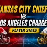 Kansas City Chiefs vs Los Angeles Chargers Player Stats