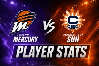 Phoenix Mercury vs Connecticut Sun Match Player Stats Recap
