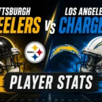 Pittsburgh Steelers vs Chargers Match Player Stats