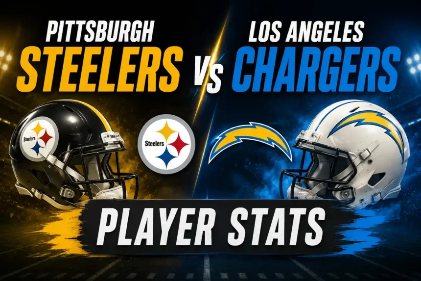 Pittsburgh Steelers vs Chargers Match Player Stats