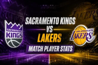 Sacramento Kings vs Lakers Match Player Stats