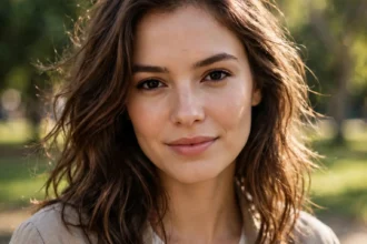 AI-generated photo-realistic portrait illustrating Jalynn Elordi