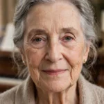 Photo-realistic portrait of Harlene Rosen as a young adult woman in 1950s Brooklyn, face large and centered, photographic look