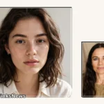 Portrait of Gianetta Fluent, daughter of actress Justine Bateman