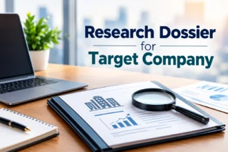 research dossier for target company
